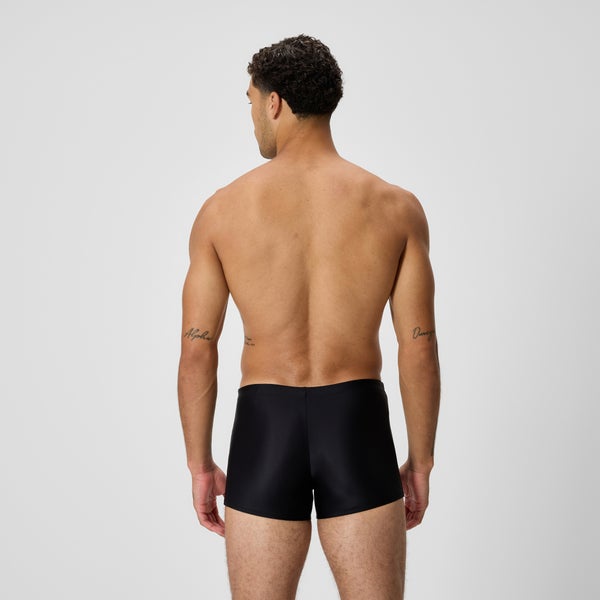 Speedo Men's Medley Logo Square Leg Black/Red