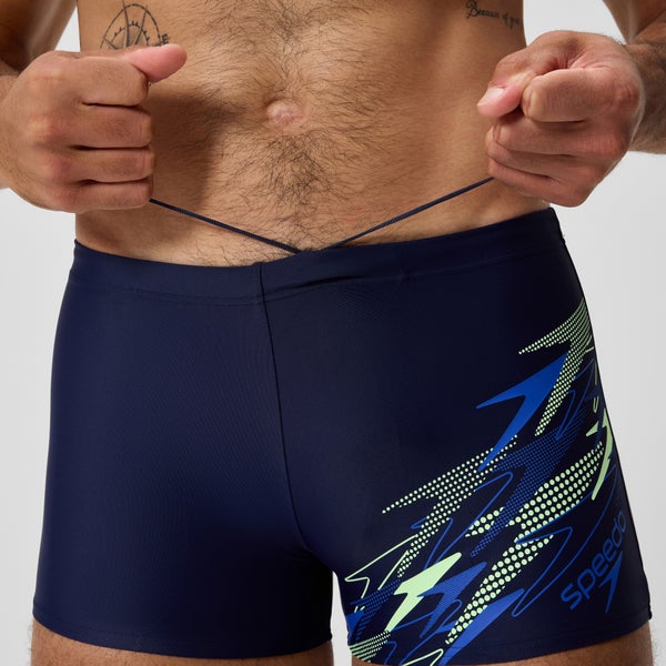 Speedo Men's Medley Logo Square Leg Navy/Blue