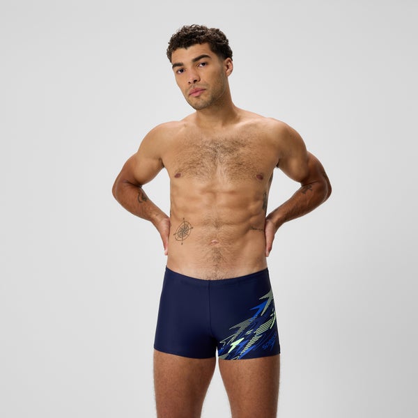 speedo Men's Medley Logo Square Leg Navy/Blue