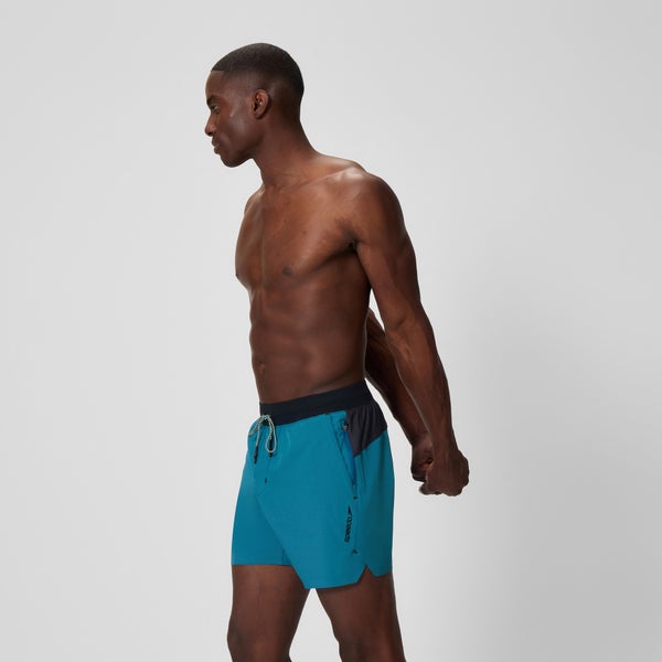 Speedo Men's Never Stop Solid 16" Swim Shorts Blue