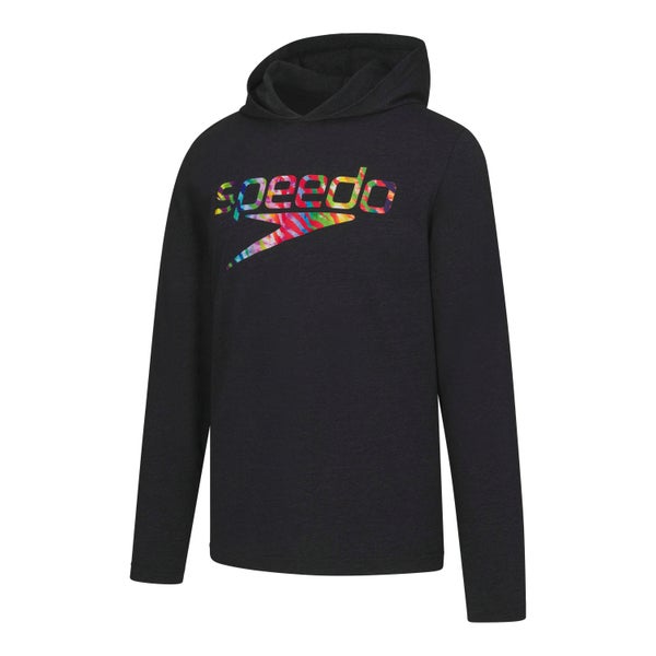speedo Men's Pride Long Sleeve Hoodie Black