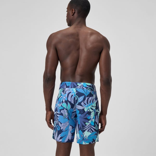 Speedo Men's Print Boardshort 18" Blue