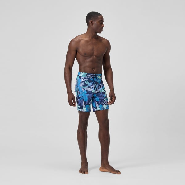 Speedo Men's Print Boardshort 18" Blue