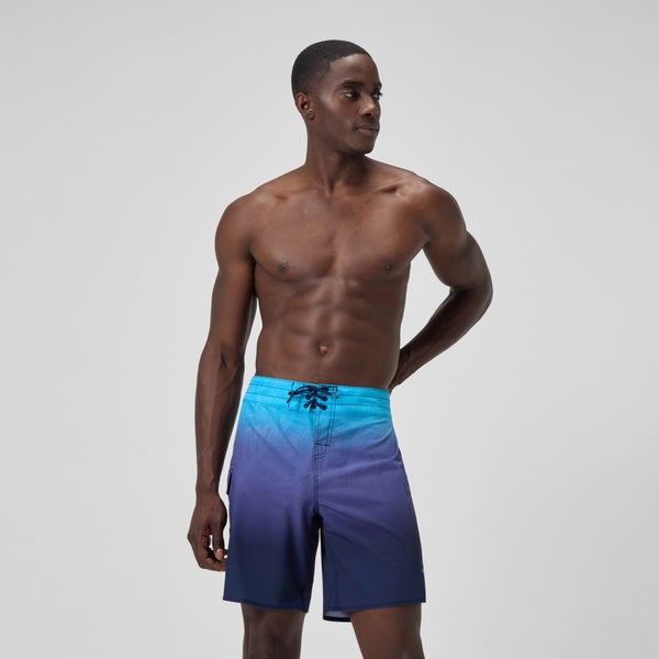 Speedo Men's Print Speedo Flex Boardshort 18" Blue