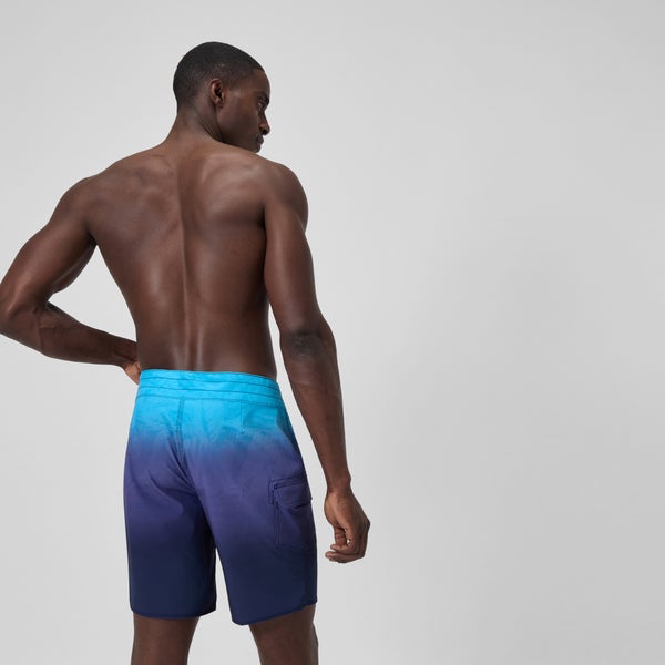 Speedo Men's Print Speedo Flex Boardshort 18" Blue