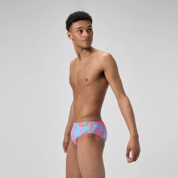 Speedo Men's Printed One Brief Purple