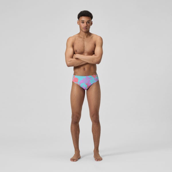 Speedo Men's Printed One Brief Purple