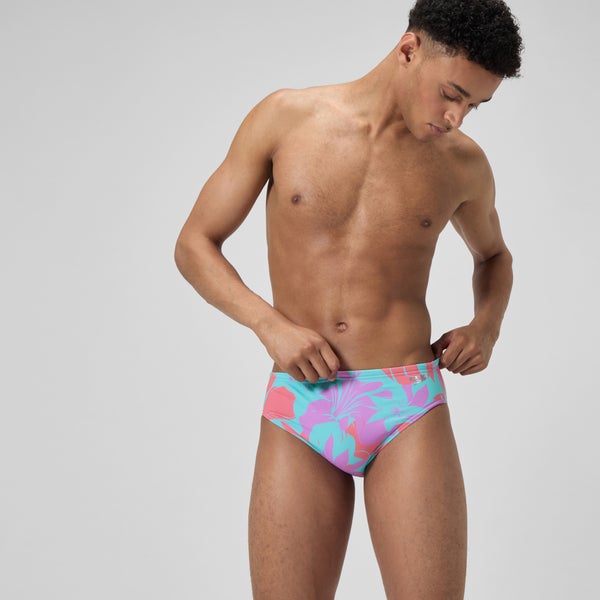 speedo Men's Printed One Brief Purple