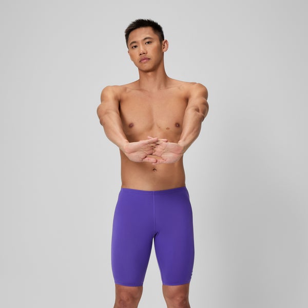 speedo Men's Solid Adult Jammer Purple