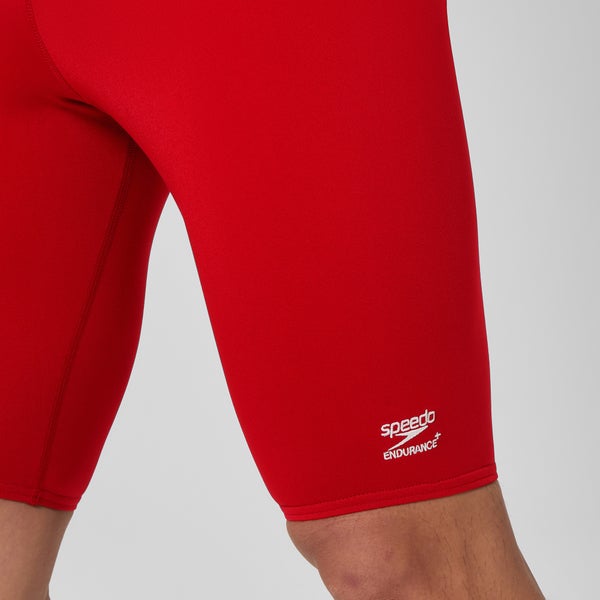 Speedo Men's Solid Adult Jammer Red