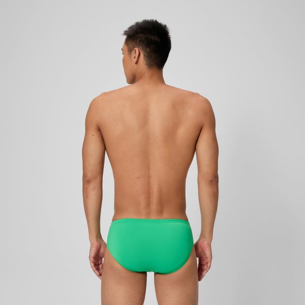 Speedo Men's Solid Brief Green