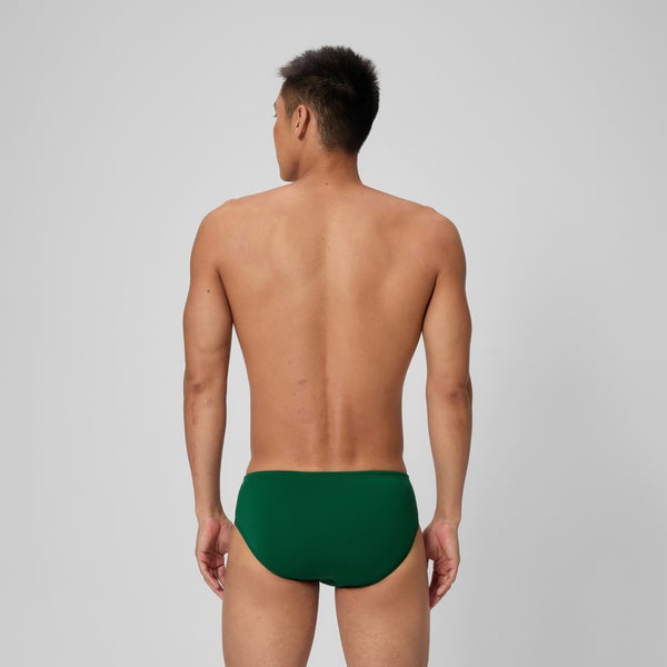 Speedo Men's Solid Brief Green