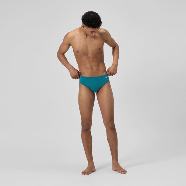 Speedo Men's Solid One Brief Blue