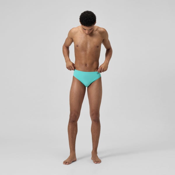 Speedo Men's Solid One Brief Turquoise