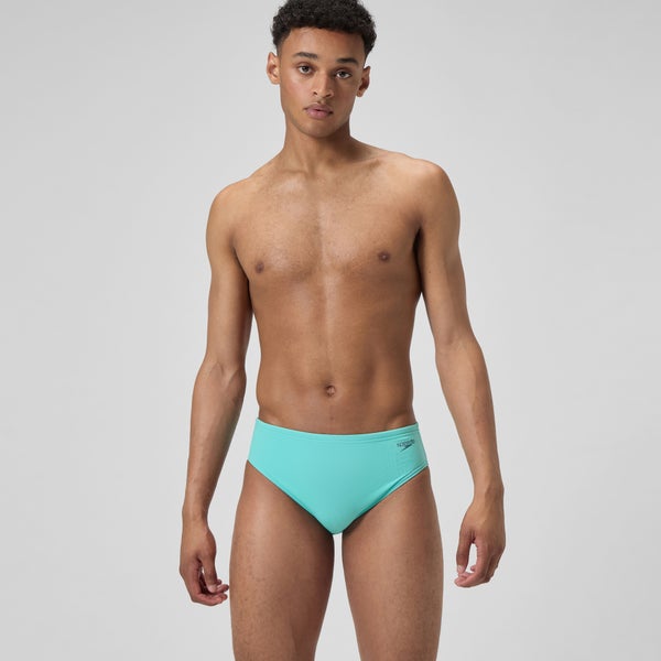 speedo Men's Solid One Brief Turquoise