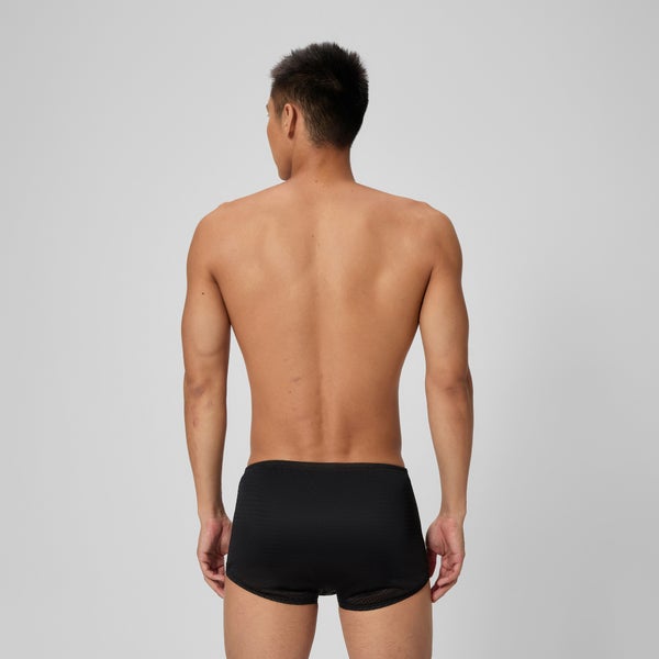 Speedo Men's Solid Poly Mesh Training Suit Black