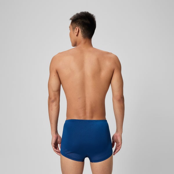 Speedo Men's Solid Poly Mesh Training Suit Navy