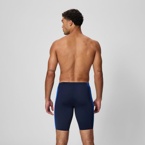 Speedo Men's Solid Splice Jammer Navy/Blue