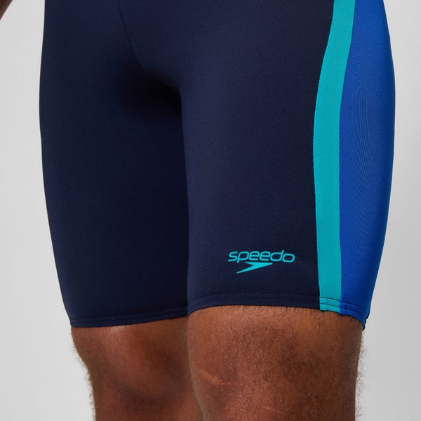 Speedo Men's Solid Splice Jammer Navy/Blue