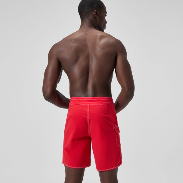 Speedo Men's Solid The Lookout Boardshort 18" Red