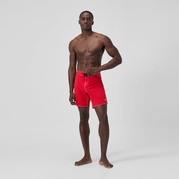 Speedo Men's Solid The Lookout Boardshort 18" Red