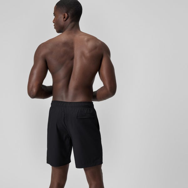 Speedo Men's Solid Volley 18" Swim Trunks Black