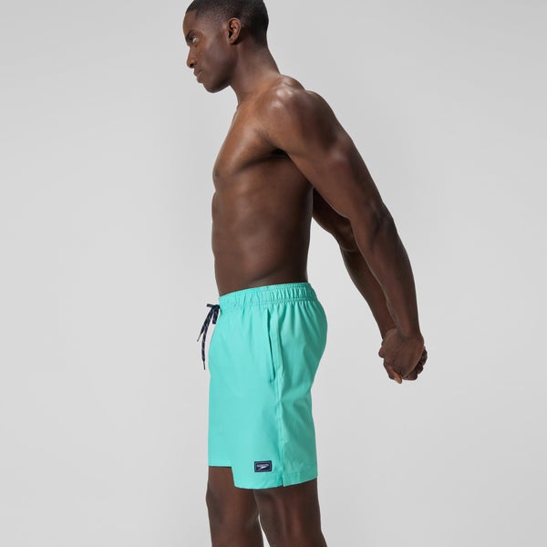 Speedo Men's Solid Volley 18" Swim Trunks Blue