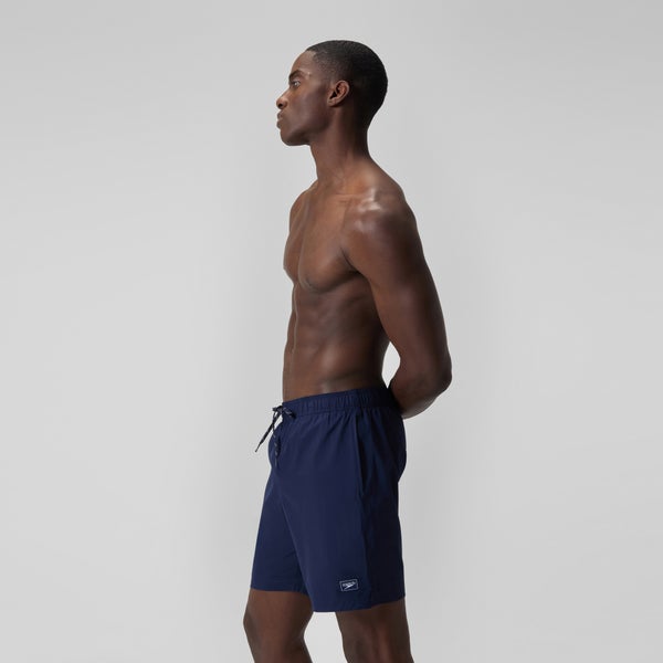 Speedo Men's Solid Volley 18" Swim Trunks Navy