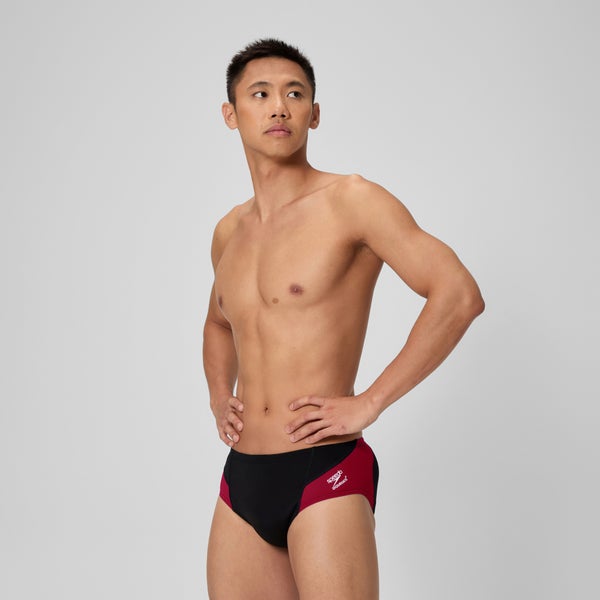 Speedo Men's Spark Splice Brief Red