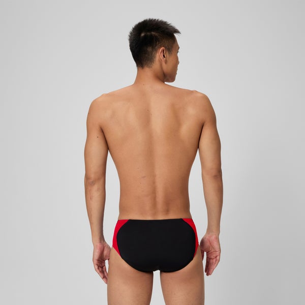 Speedo Men's Spark Splice Brief Red/Black