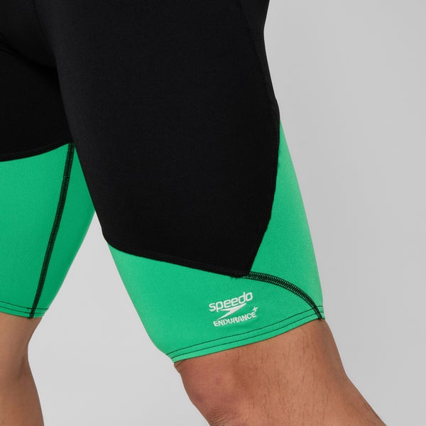 Speedo Men's Spark Splice Jammer Black/Green