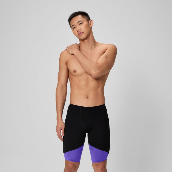 speedo Men's Spark Splice Jammer Black/Purple
