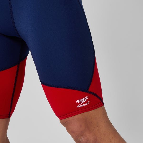 Speedo Men's Spark Splice Jammer Red/Navy