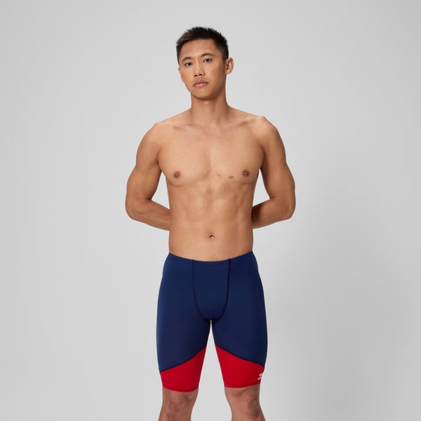 speedo Men's Spark Splice Jammer Red/Navy