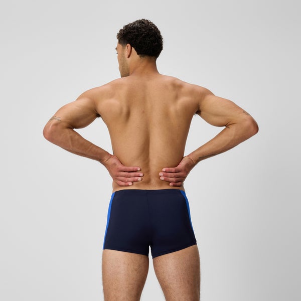 Speedo Men's Splice Square Leg Navy/Blue