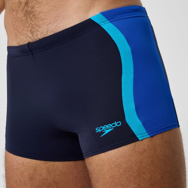 Speedo Men's Splice Square Leg Navy/Blue