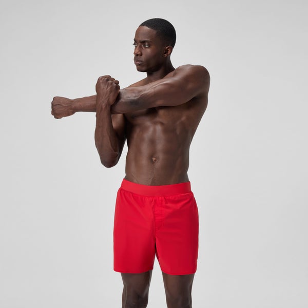 speedo Men's The Lookout Volley 16" Swim Trunks Red