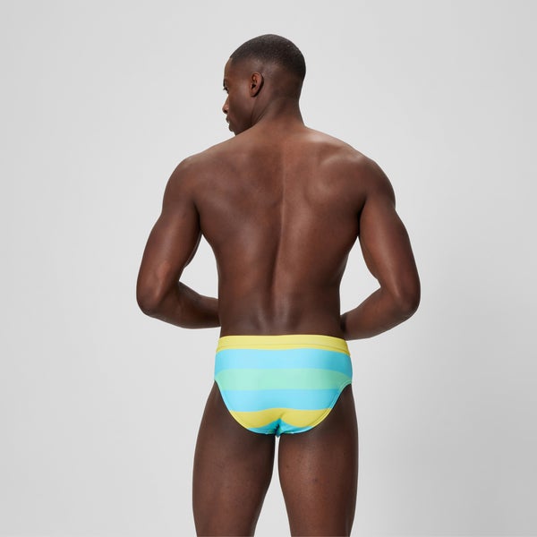 Speedo Men's The Speedo Printed 3" Brief Blue