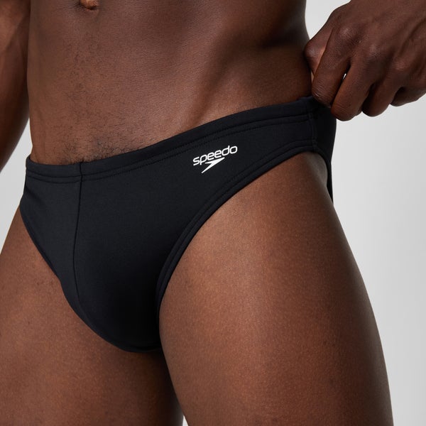 Speedo Men's The Speedo Solid 1.5" Brief Black