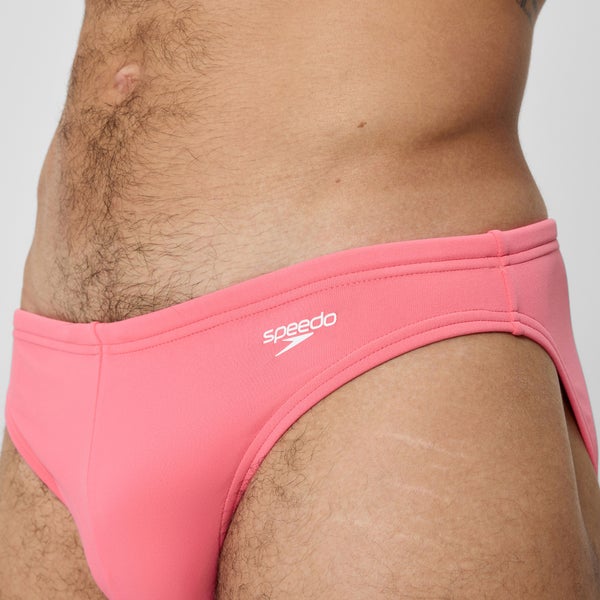 Speedo Men's The Speedo Solid 1.5" Brief Pink