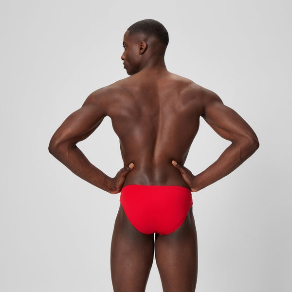 Speedo Men's The Speedo Solid 1.5" Brief Red