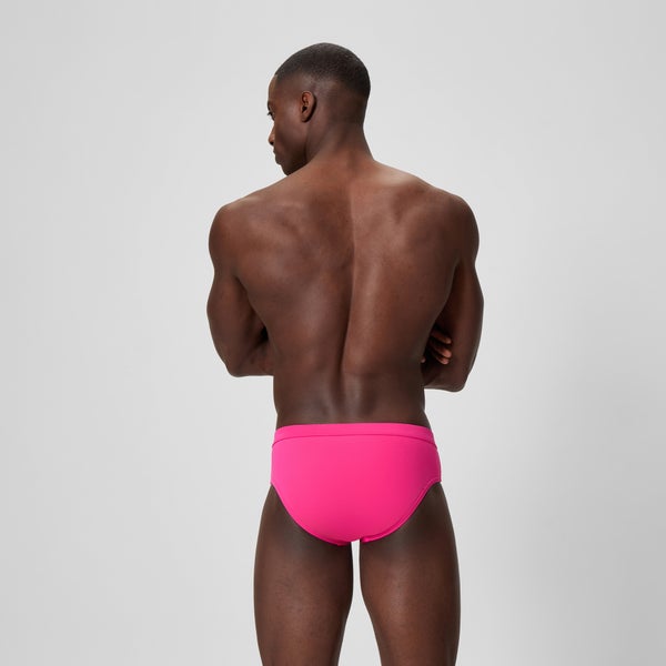 Speedo Men's The Speedo Solid 3" Brief Pink