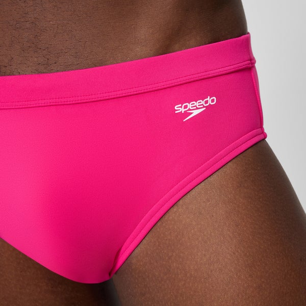 Speedo Men's The Speedo Solid 3" Brief Pink