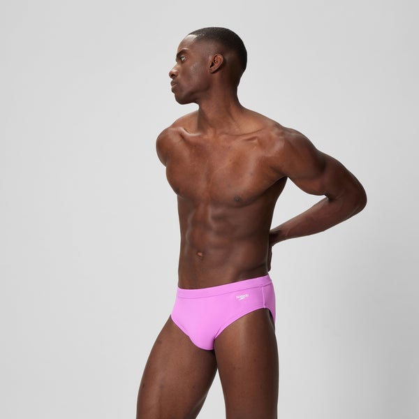 Speedo Men's The Speedo Solid 3" Brief Pink