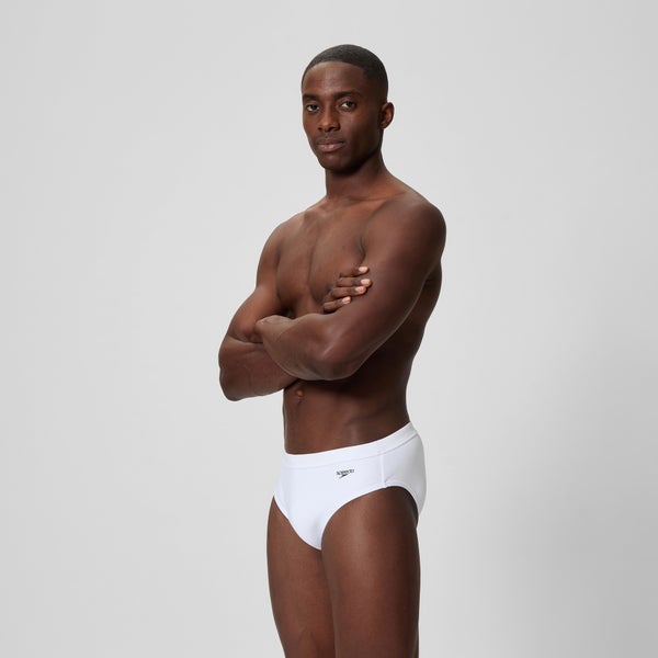 Speedo Men's The Speedo Solid 3" Brief White