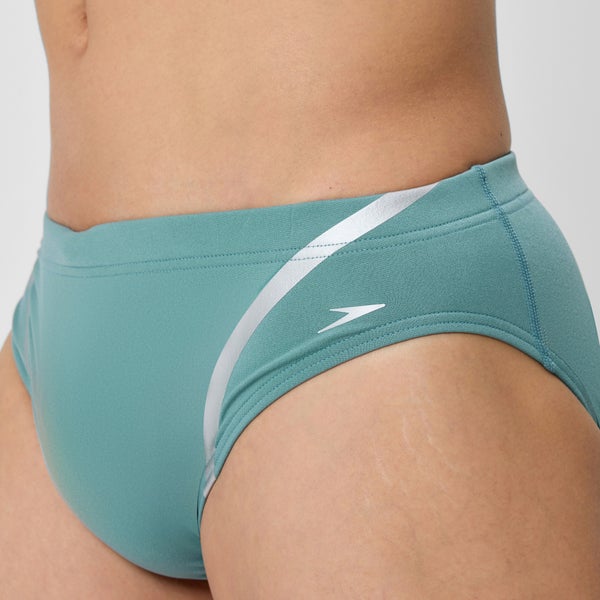 Speedo Men's Vanquisher Movement Brief Storm Green