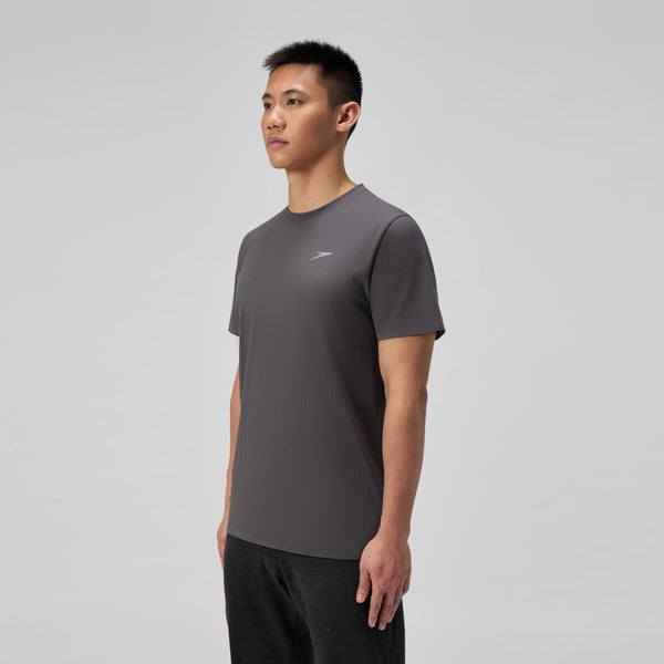 Speedo Men's Vanquisher Pro Tee Gray
