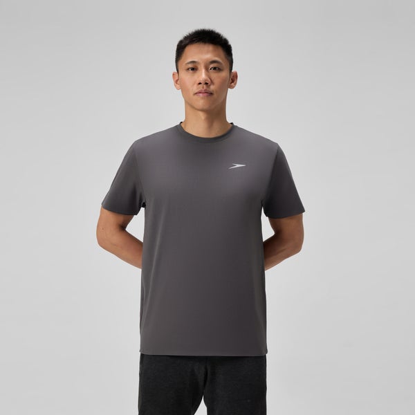 speedo Men's Vanquisher Pro Tee Gray