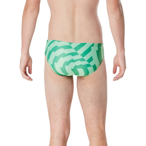 Speedo Men's Vortex Maze Brief Green