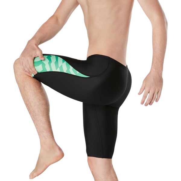 Speedo Men's Vortex Maze Jammer Black/Green